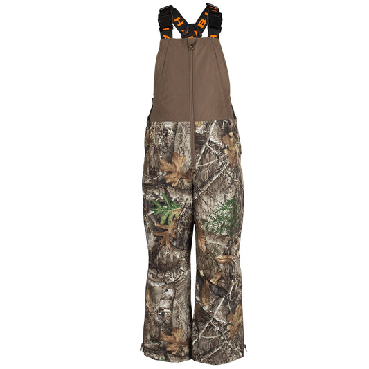 HABIT Youth Cedar Branch Insulated Waterproof Bib, Realtree Edge, Small