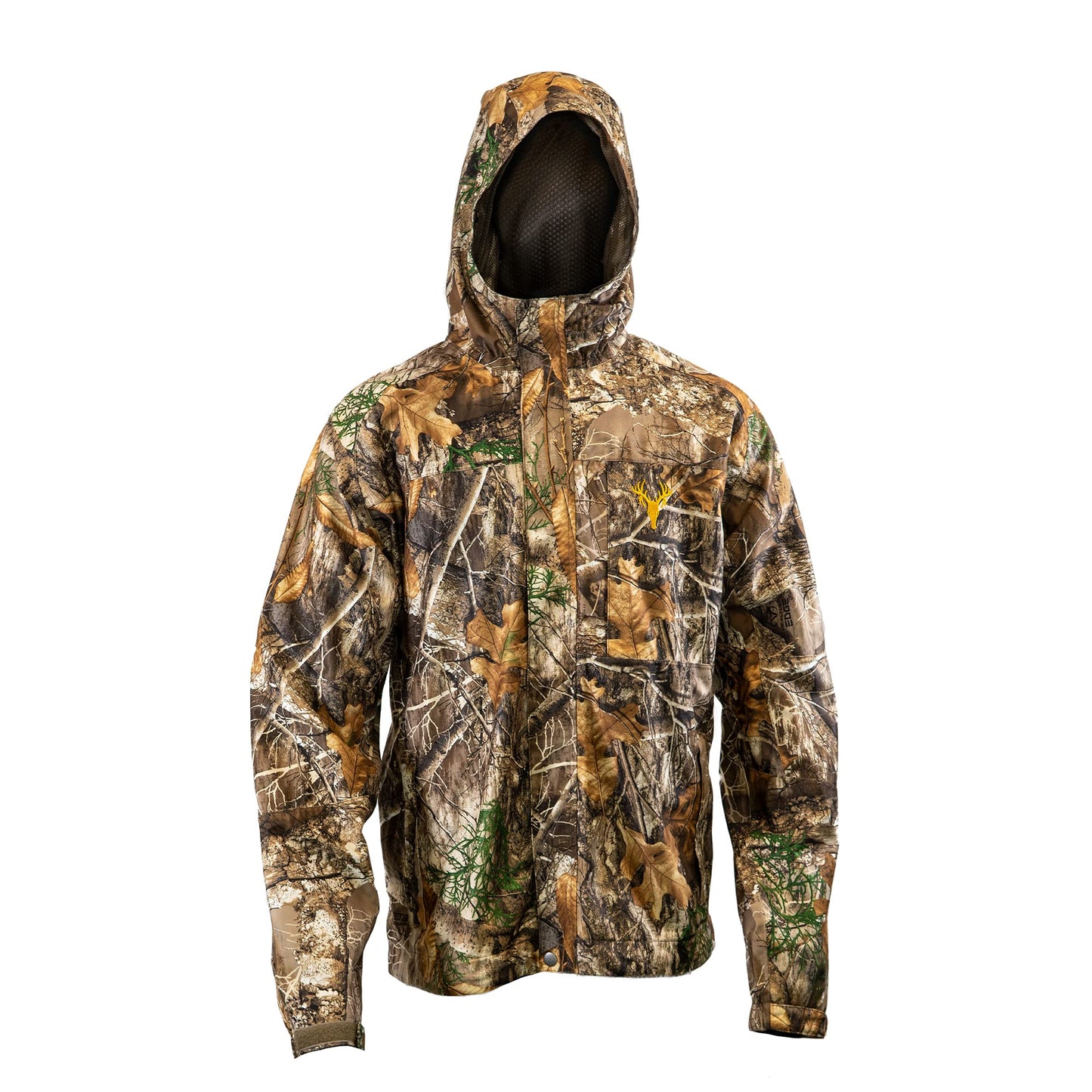 HOT SHOT Youth Camo Rain Jacket – Realtree Edge Waterproof Hunting Outdoor Apparel, Medium