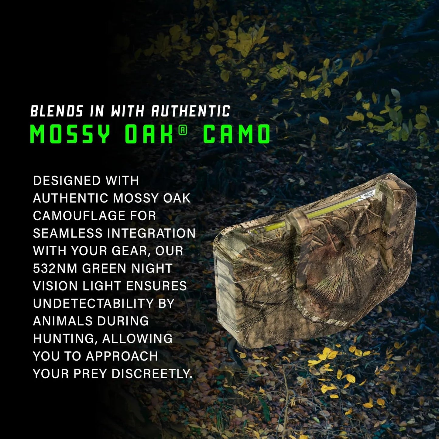 MODERN NEEDS Night Vision Cap Light –Compact, Clip-On Hat Flashlight Powered by AAA | Dual LED Modes for Camping & Hunting | Lightweight Hat Flashlight for Billed Hats Suitable for Outdoor use Camo