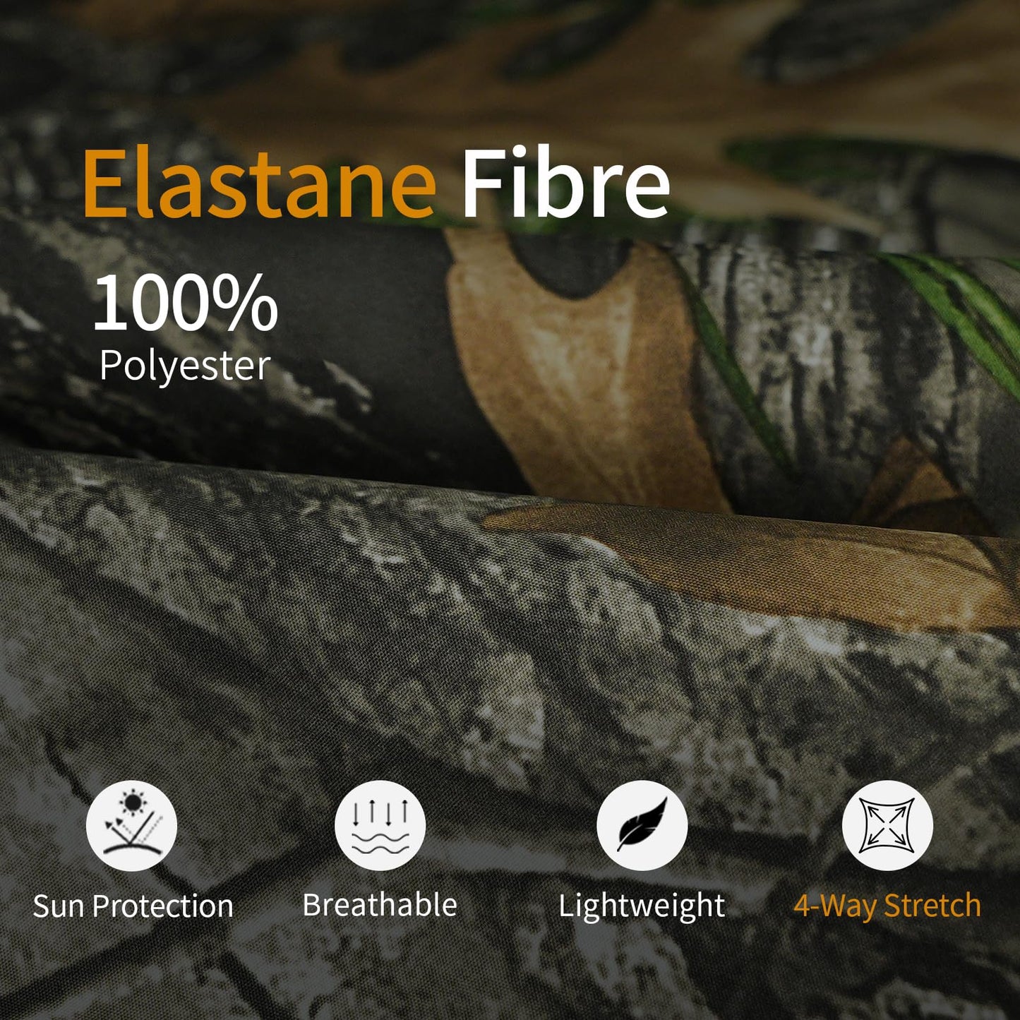 LOOGU Men’s Hunting Camo Shirt Lightweight, Camouflage Shirts for Men Long Sleeve Shirt for Fishing Hiking Camping