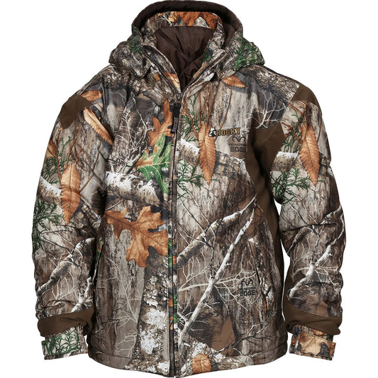 ROCKY Junior ProHunter Waterproof Insulated Hooded Jacket, Realtree Edge, Size X-Large(RTE)