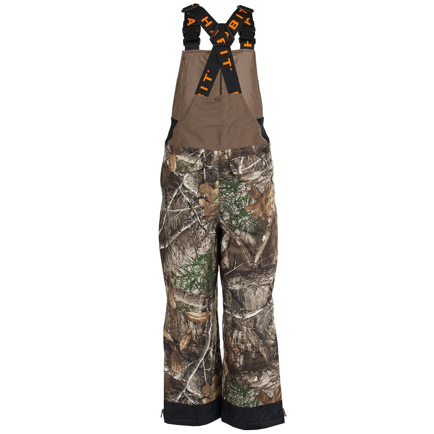 HABIT Youth Cedar Branch Insulated Waterproof Bib, Realtree Edge, Small