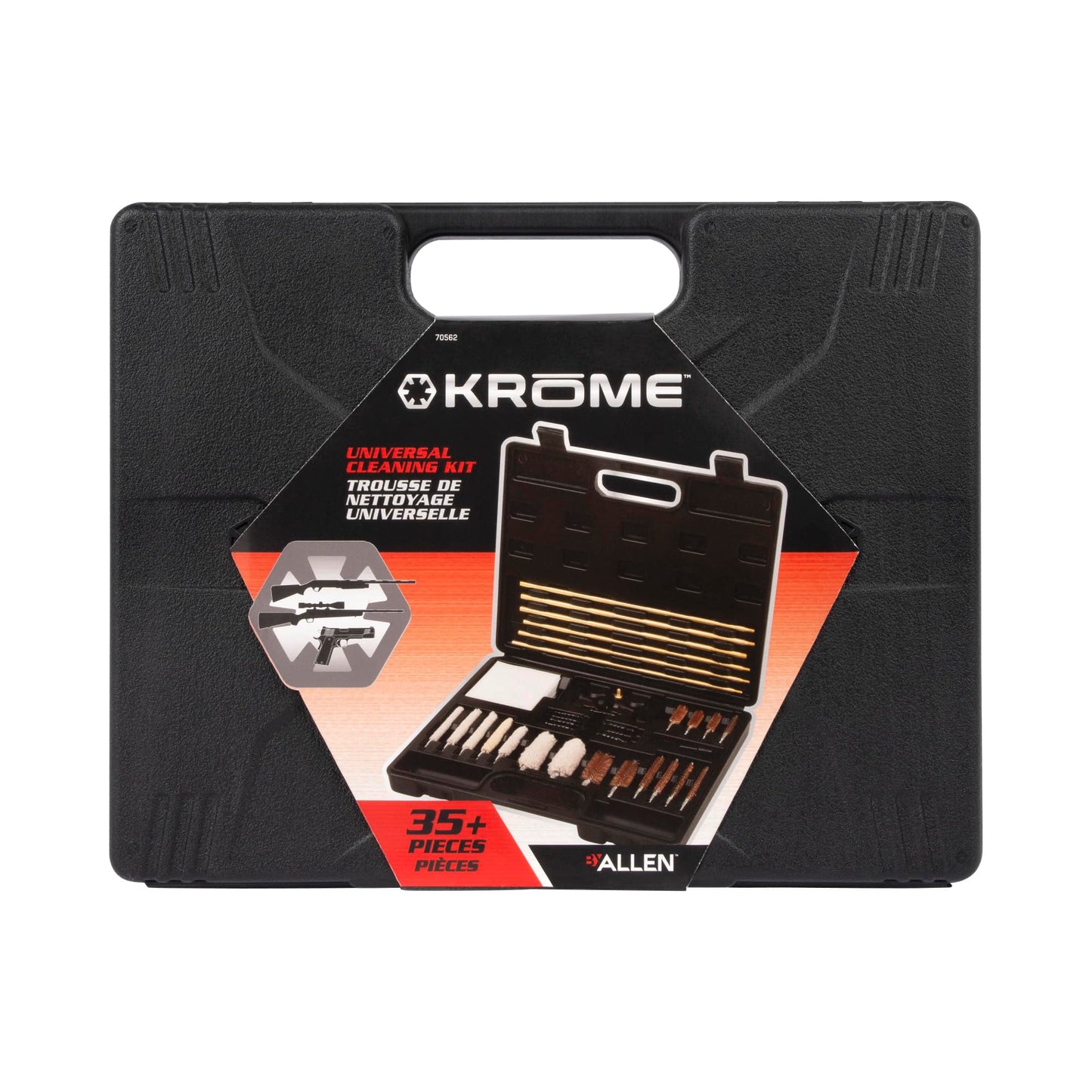 Allen Company Krome Universal Gun Cleaning Kit, 35-Pieces