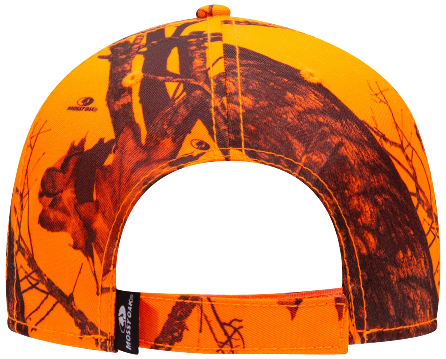 Custom Hat Add Your Own Text Embroidered Adjustable Size Curved Bill Cap (MO Camo-Blaze)