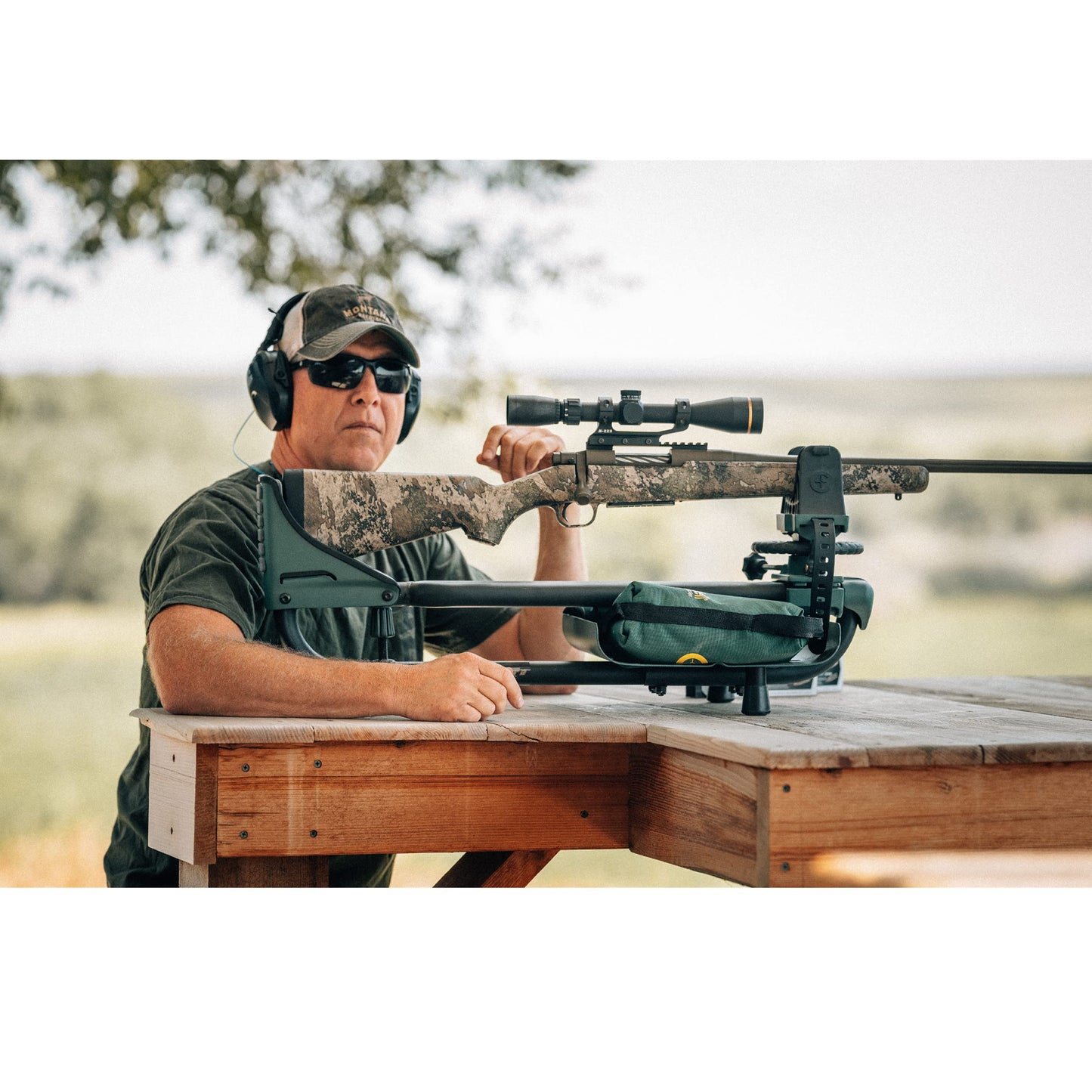 Caldwell Lead Sled DFT 2 Rifle Shooting Rest with Adjustable Ambidextrous Frame for Recoil Reduction, Sight In, Range and Stability