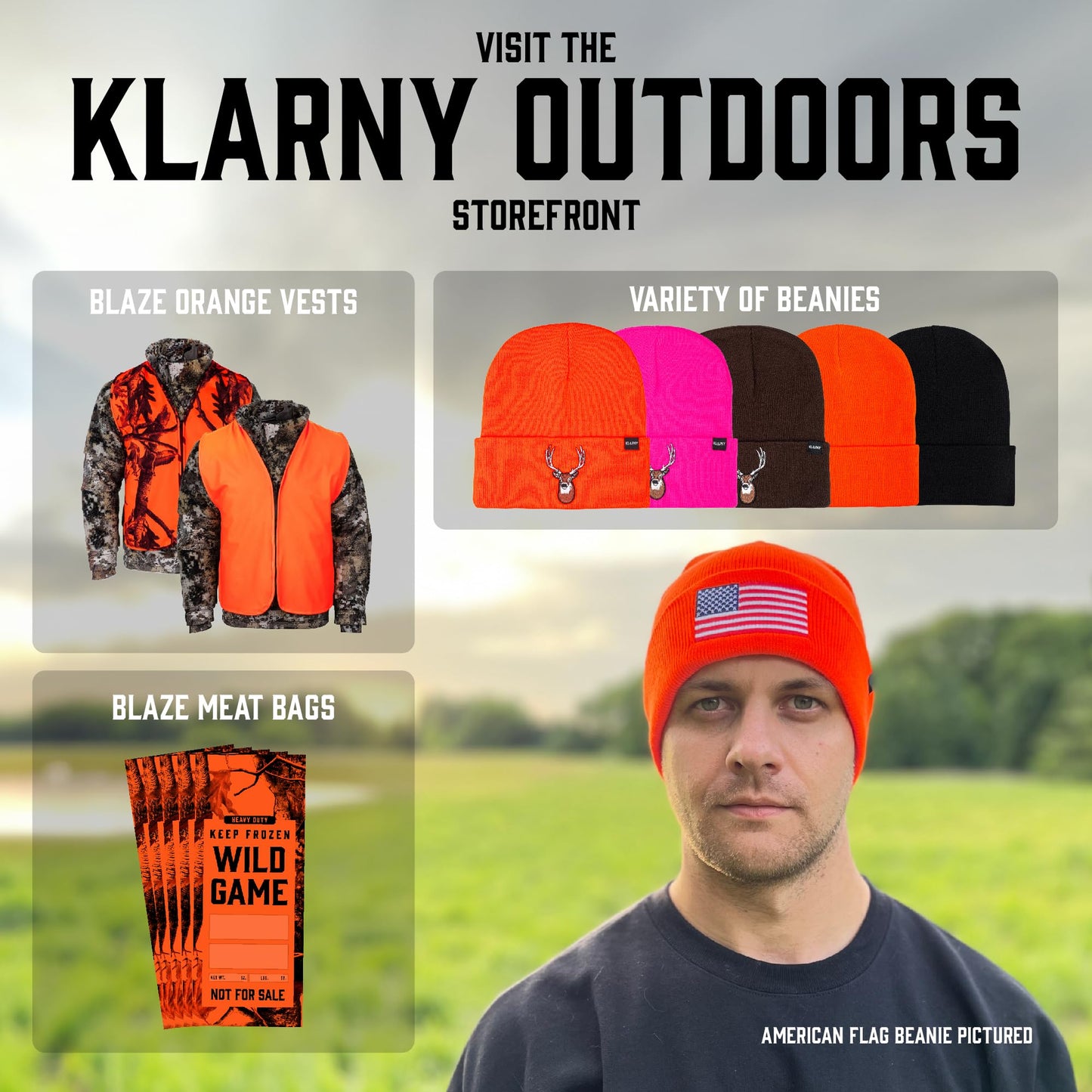 Klarny Pink Hunting Hat - High Visibility Beanie, Comfortable, Stretchy Knit Hunter Hat - Deer & Bow Hunting Gear, Safety Accessories for Men, Women & Kids - One Size