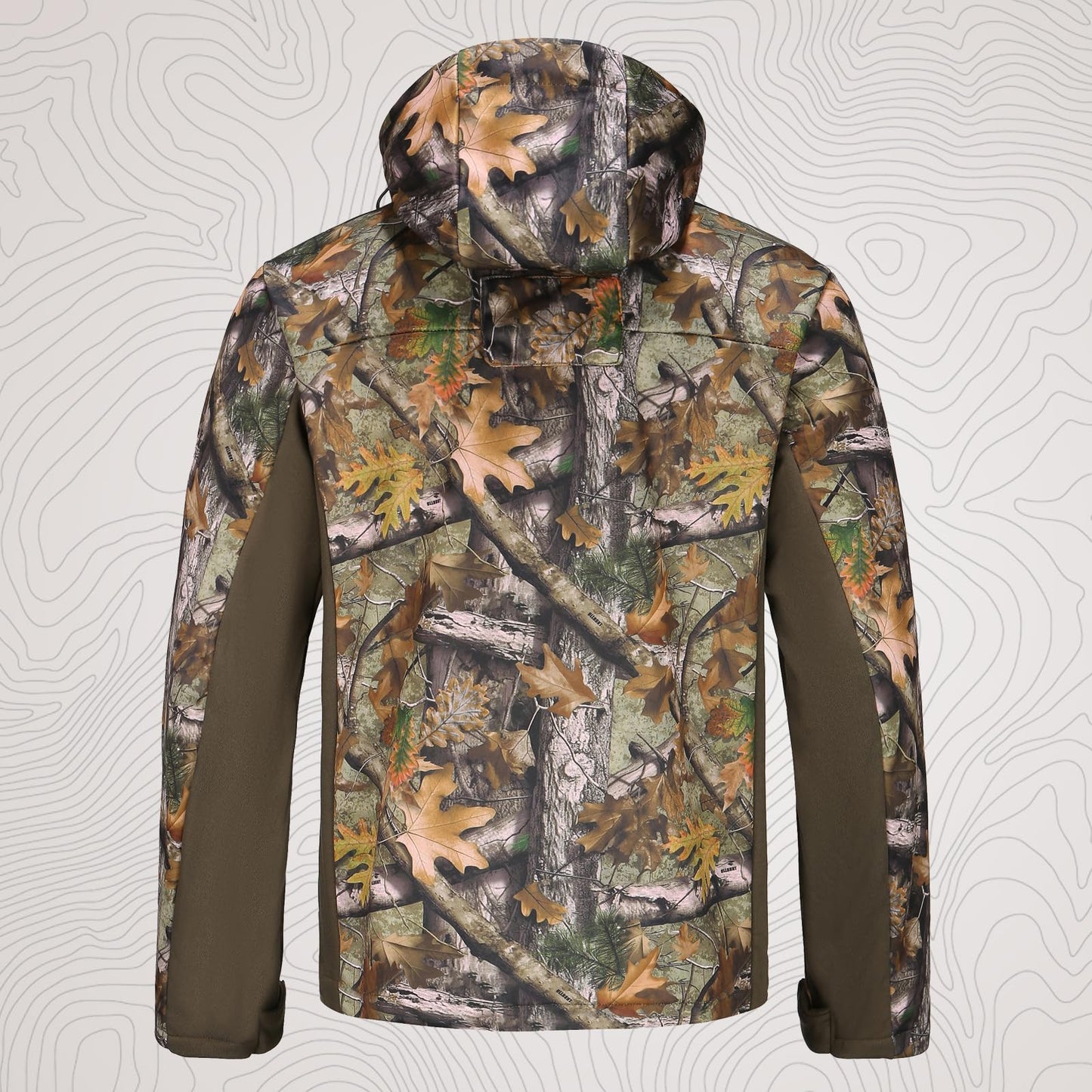 UIIHUNT Hunting Clothes for Men with Fleece Lining: Safety Strap Compatible Water Resistant Silent Hunting Jacket and Pants