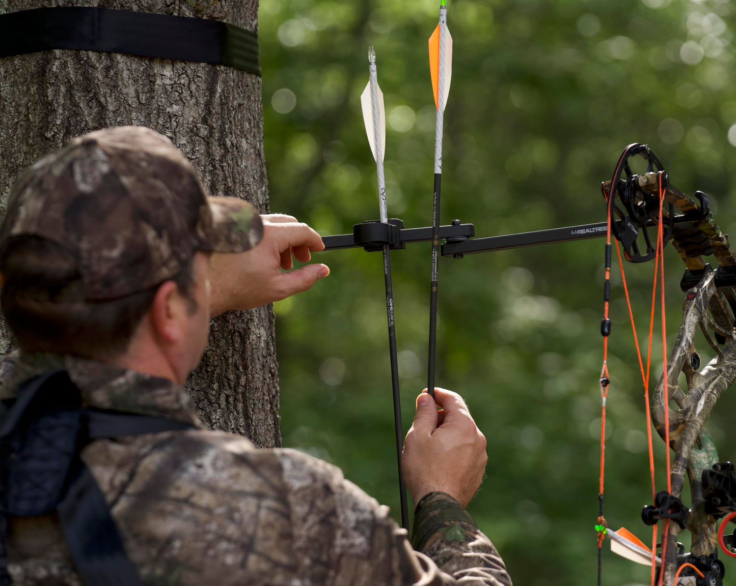 Realtree Multi-Purpose EZ Hanger Combo 3-Pack – 13”, 23”, 34” – Durable Tree Stand Bow and Gear Hanger for Hunting – Foldable, Lightweight, Easy-Screw Design