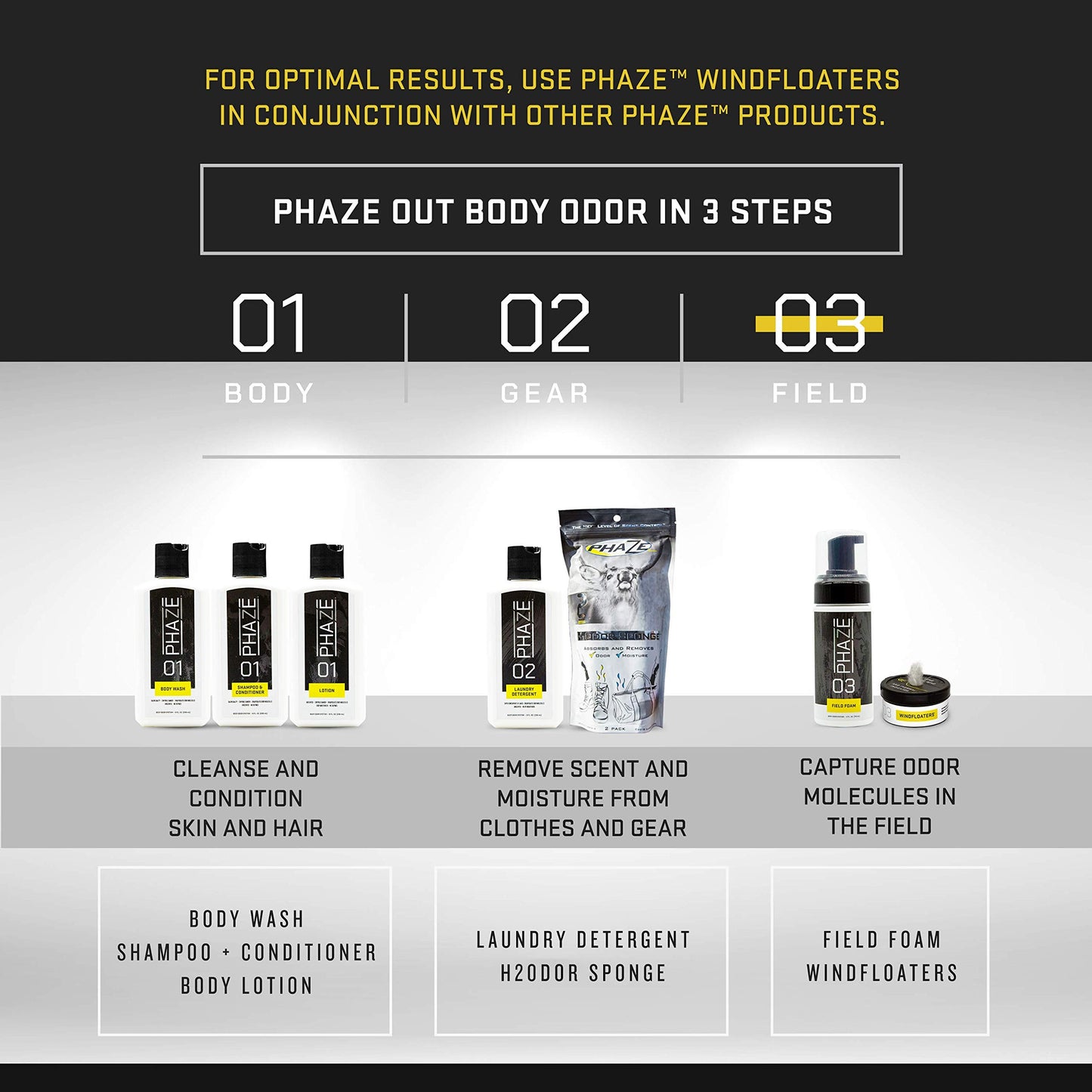 Windfloaters | Wind Direction Indicator | Thermal Indicator | #1 Windfloaters for Hunters | Hunting Accessories | PhaZe System by Illusion