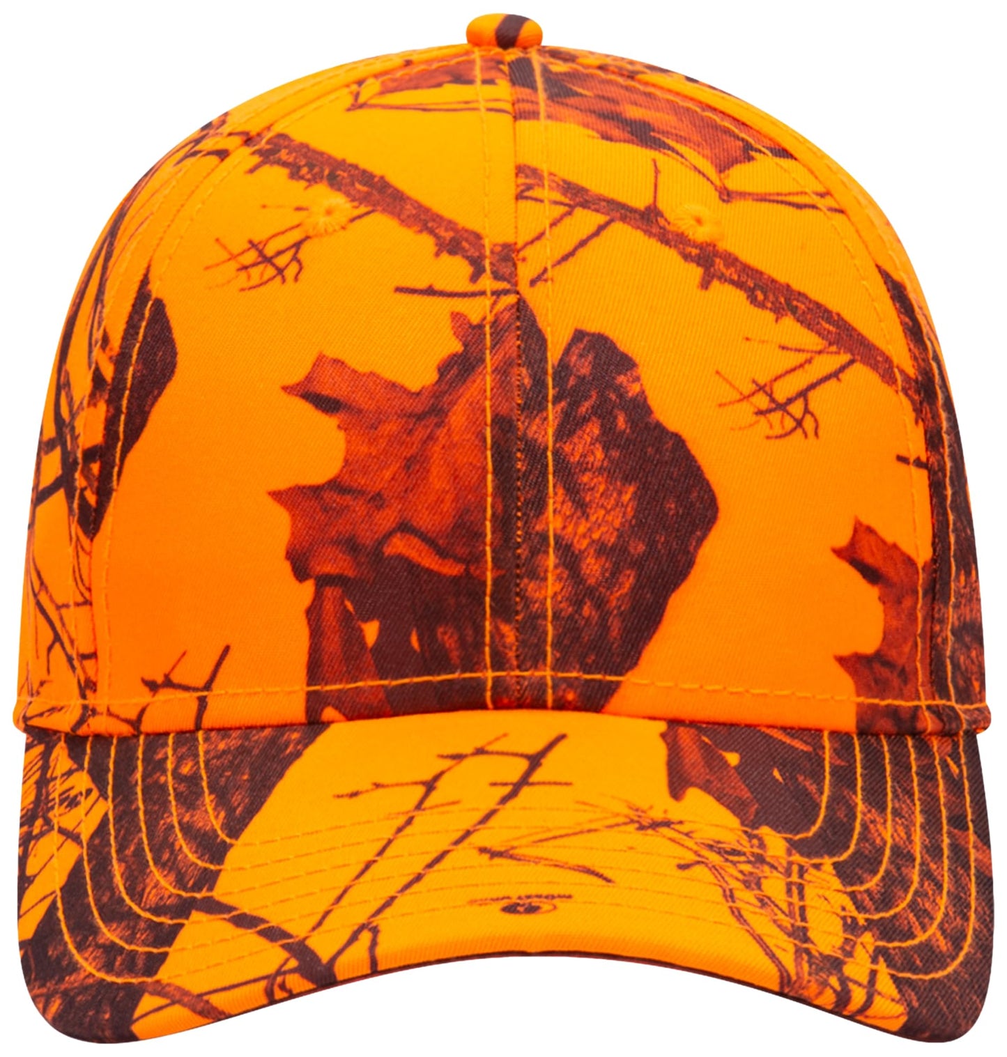 Custom Hat Add Your Own Text Embroidered Adjustable Size Curved Bill Cap (MO Camo-Blaze)