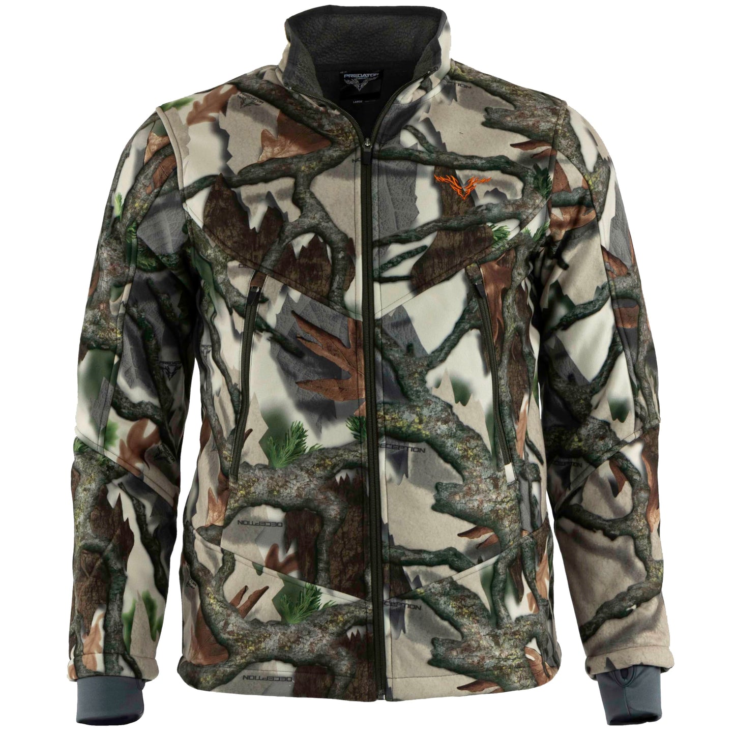 Predator Camo G2 Whitetail Sherpa Lined Mid Weight Bowhunting Jacket (US, Alpha, Medium, Regular, Regular, Green Deception)
