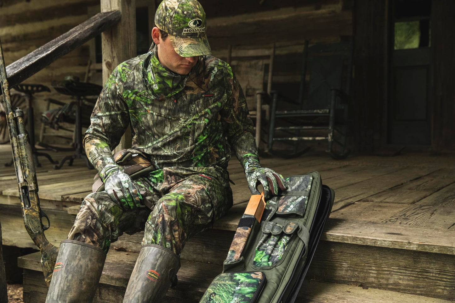 Mossy Oak Camo Lightweight Hunting Pants for Men Camouflage Clothing, Large, Bottomland