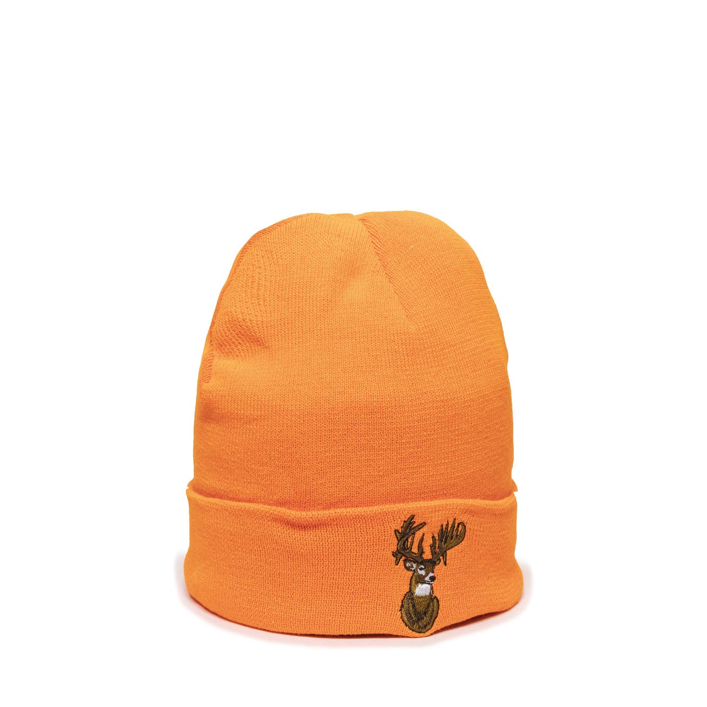 Outdoor Cap Deer Hunting Beanie Hat, High Visibility Watch Cap, Cuffed, One Size, Blaze Orange