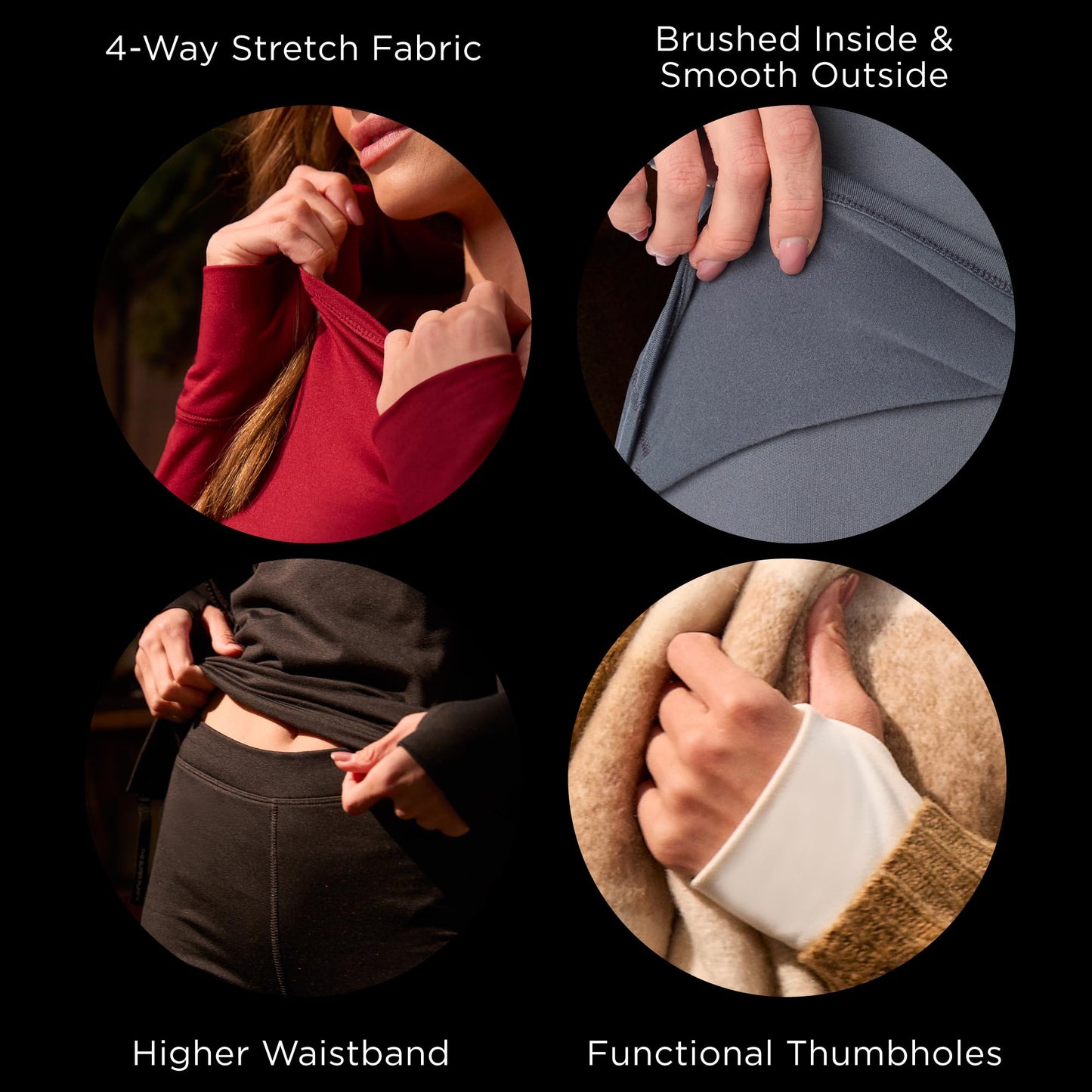 Cuddl Duds Thermal Underwear for Women - Women's Cold Weather Clothes Fleece Lined Thermal Long Johns - Winter Base Layer Clothing Thermal Shirt Top and Leggings Pants 2Pc Set for Women Hunter Green L