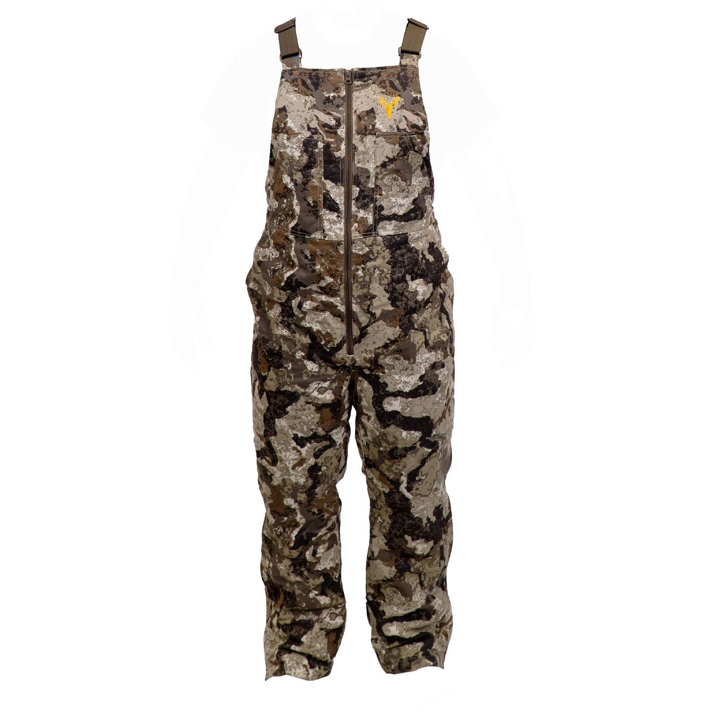 HOT SHOT Youth Insulated Camo Bib, Adjustable Height, Leg Zippers, Veil-Cervidae Camo - Designed for all day comfort, Large