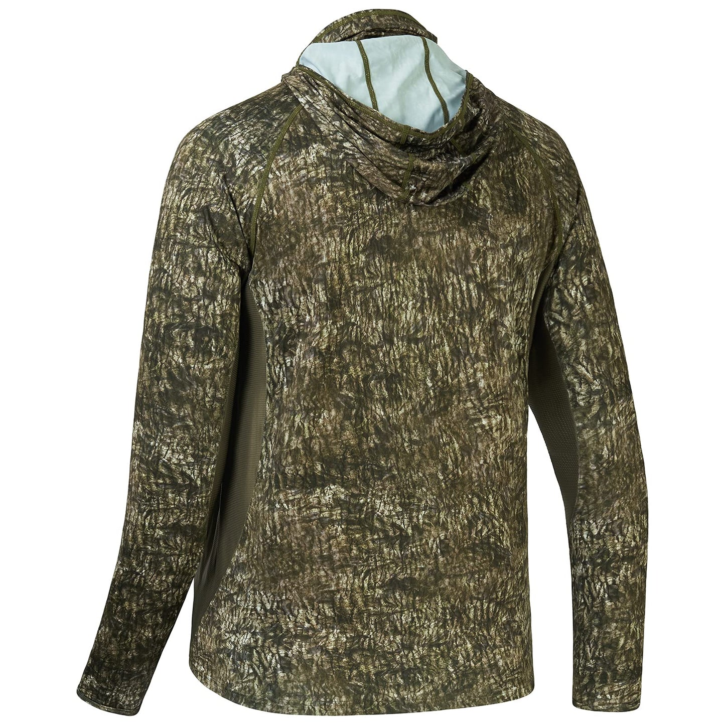 BASSDASH UPF 50+ Men’s Hunting Shirts with Mask Long Sleeve Camo Fishing Hoodie