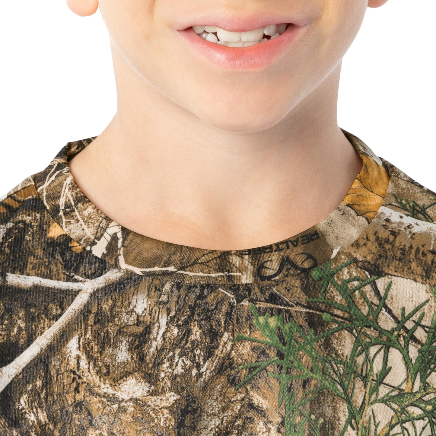 Realtree Boys' Performance Thermal Underwear Long Johns Base Layer Set, Realtree Edge Camo, 4/5