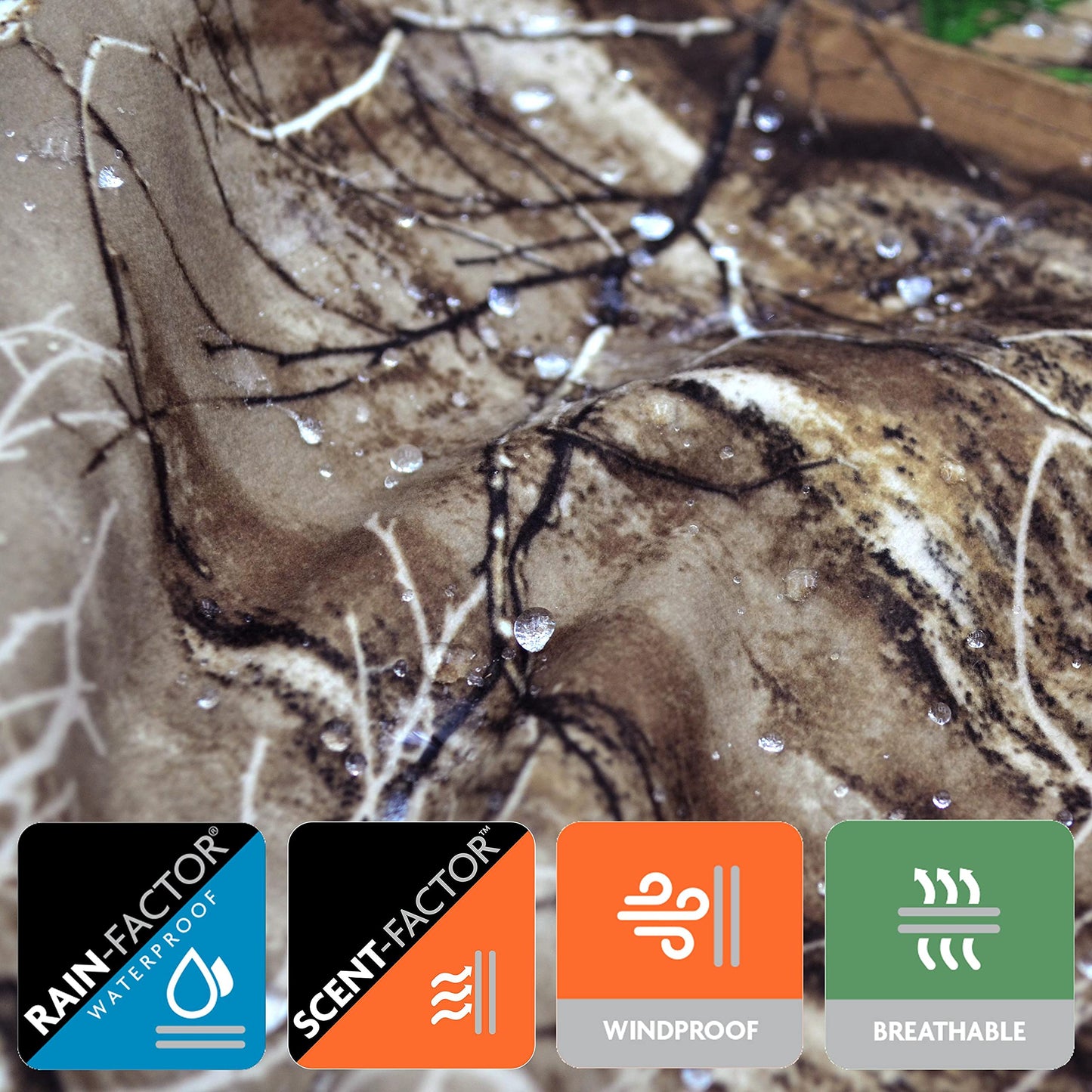 HABIT Youth Cedar Branch Insulated Waterproof Bib, Realtree Edge, Small