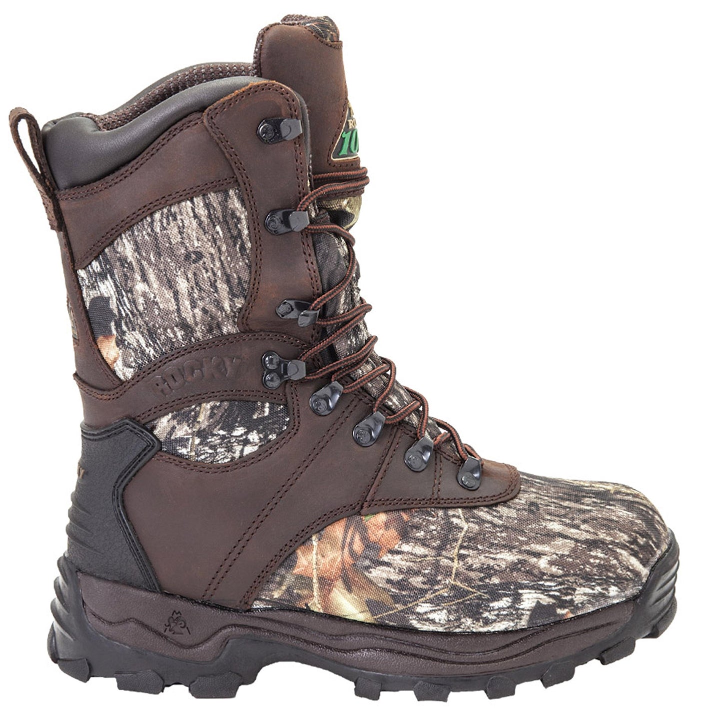 ROCKY Sport Utility 1000G Insulated Waterproof Boot, Mossy Oak Break Up, Size 12(WI)