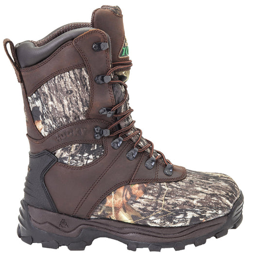 ROCKY Sport Utility 1000G Insulated Waterproof Boot, Mossy Oak Break Up, Size 12(WI)