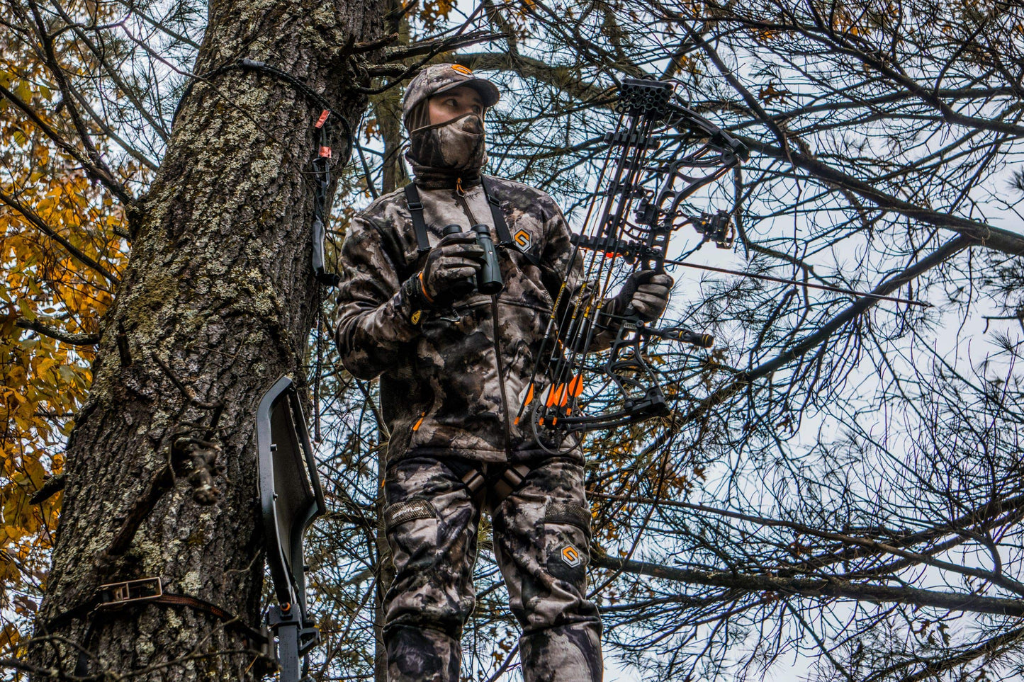 ScentLok Forefront Midweight Camo Hunting Jacket - Water Repellent and Carbon Alloy Odor Reducing Technology (Large, Mossy Oak Terra Gila)